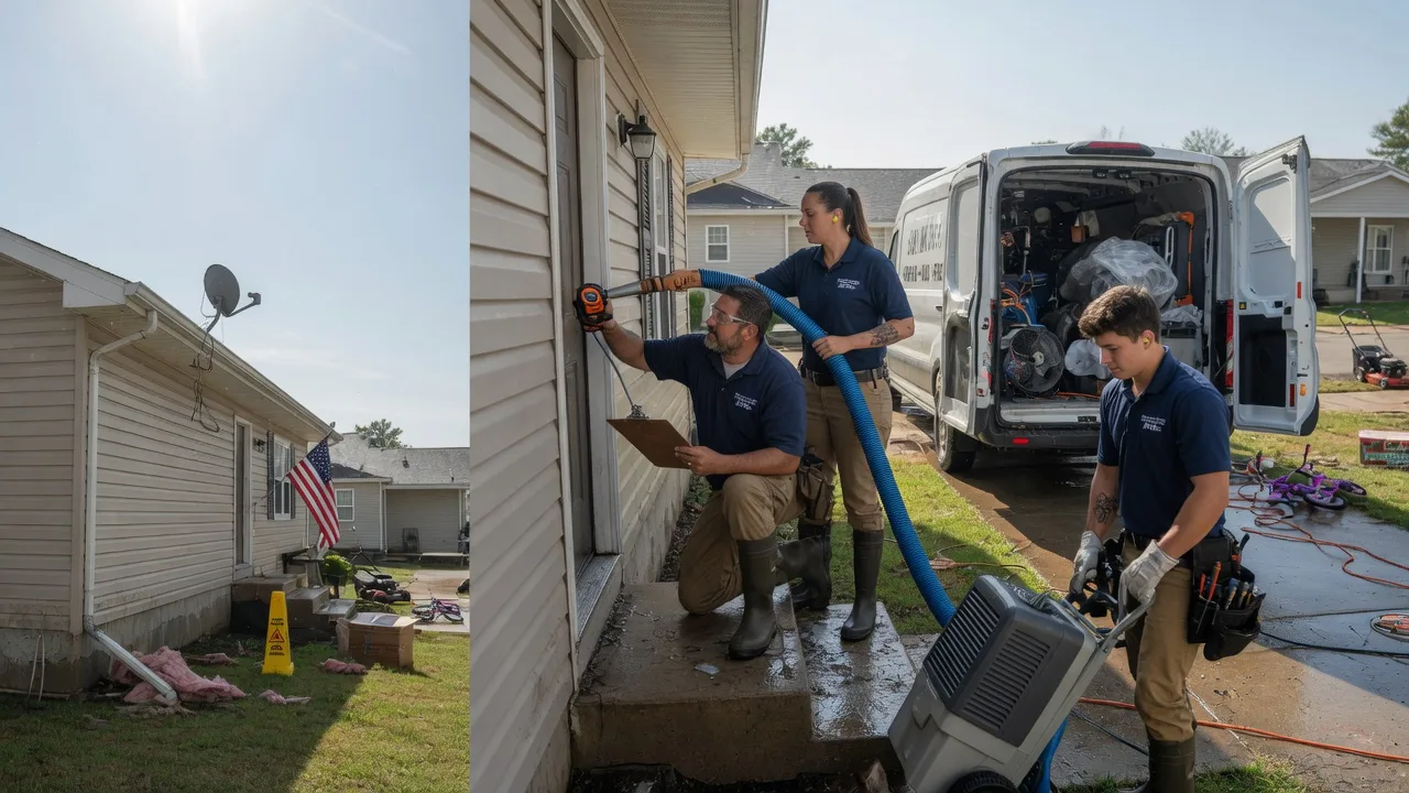 Ceiling Water Damage Restoration in Correctionville, IA near me